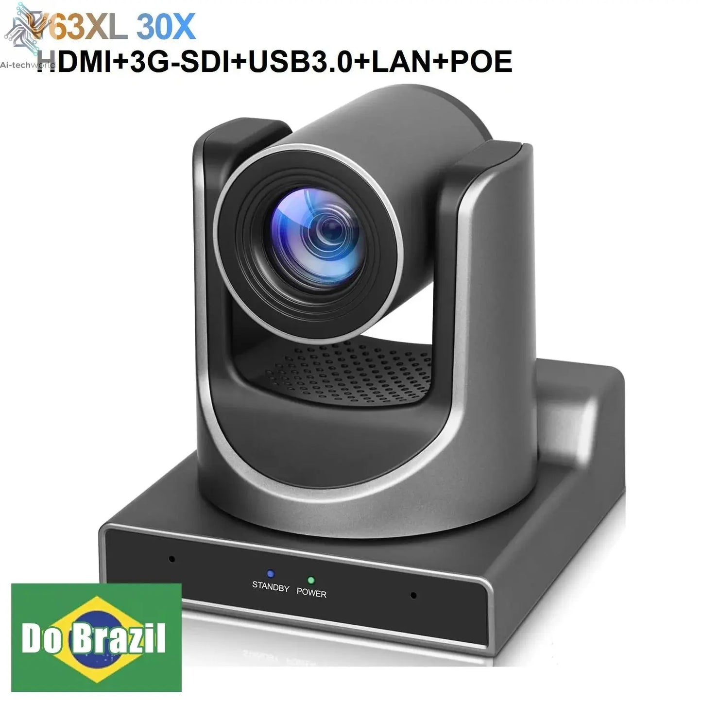 Runpu NDI PTZ Camera Ai Tracking Conference Camera Ptz Video SDI HDMI USB POE Live Streaming Camera for Video Confere Church - Ai - TechWorld