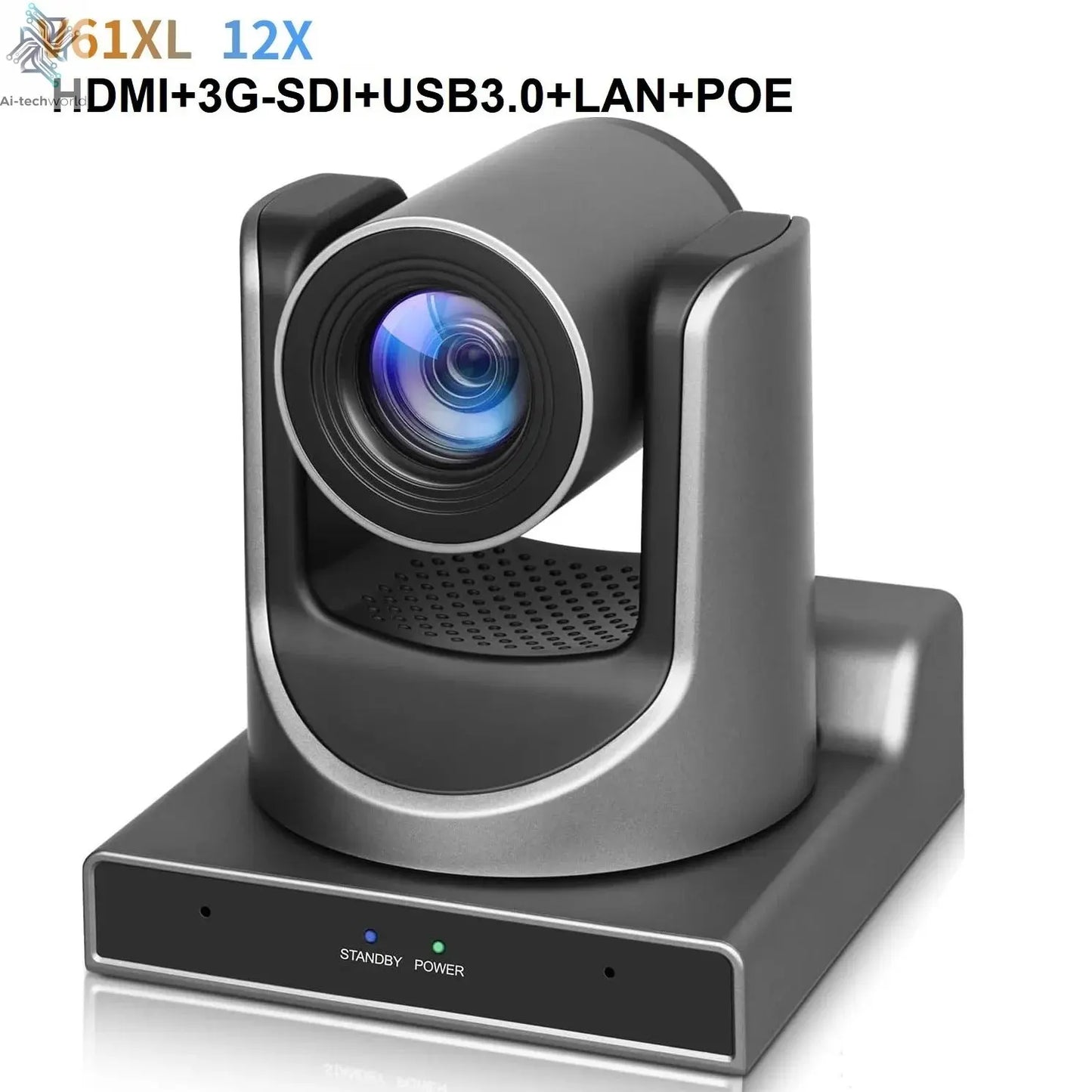 Runpu NDI PTZ Camera Ai Tracking Conference Camera Ptz Video SDI HDMI USB POE Live Streaming Camera for Video Confere Church - Ai - TechWorld