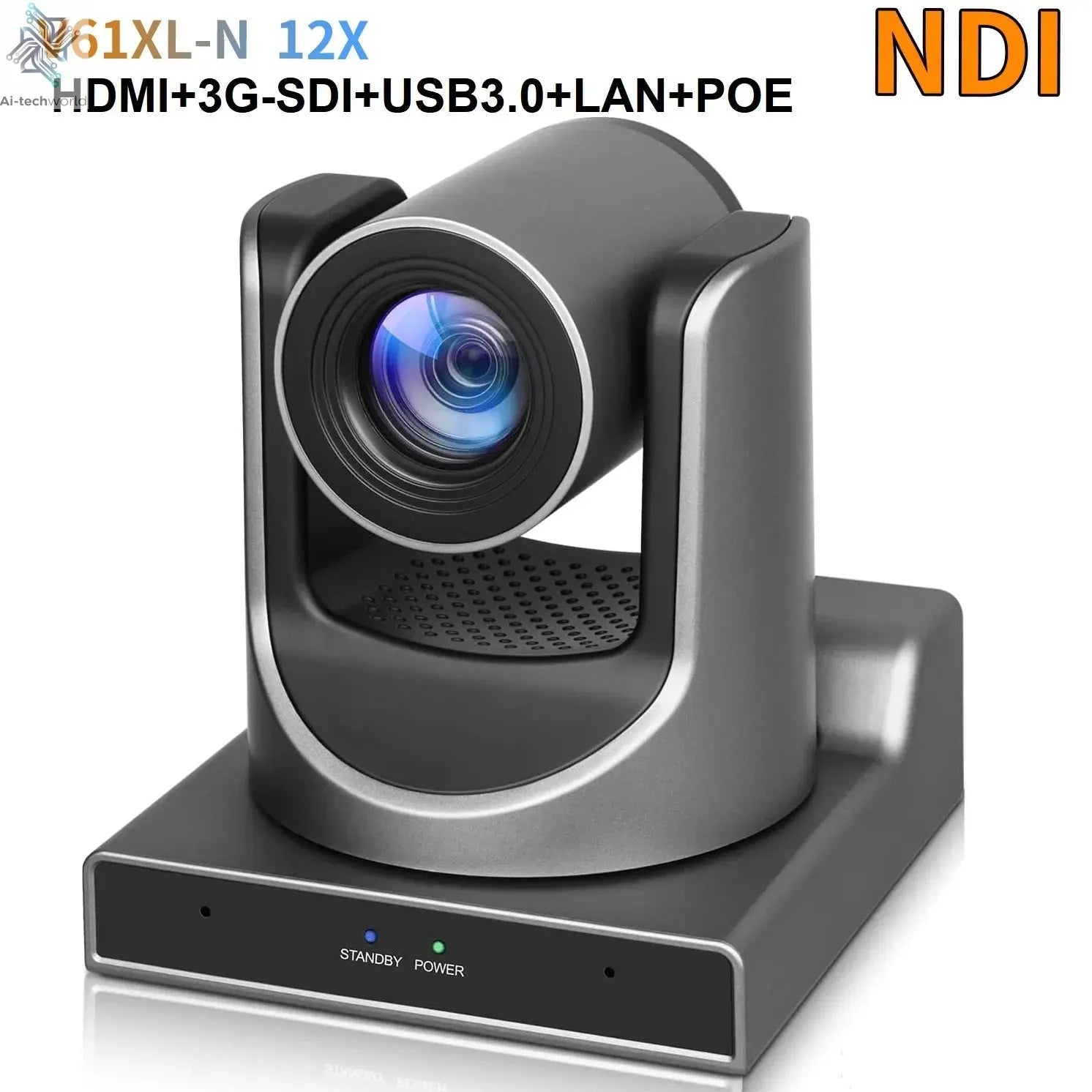 Runpu NDI PTZ Camera Ai Tracking Conference Camera Ptz Video SDI HDMI USB POE Live Streaming Camera for Video Confere Church - Ai - TechWorld