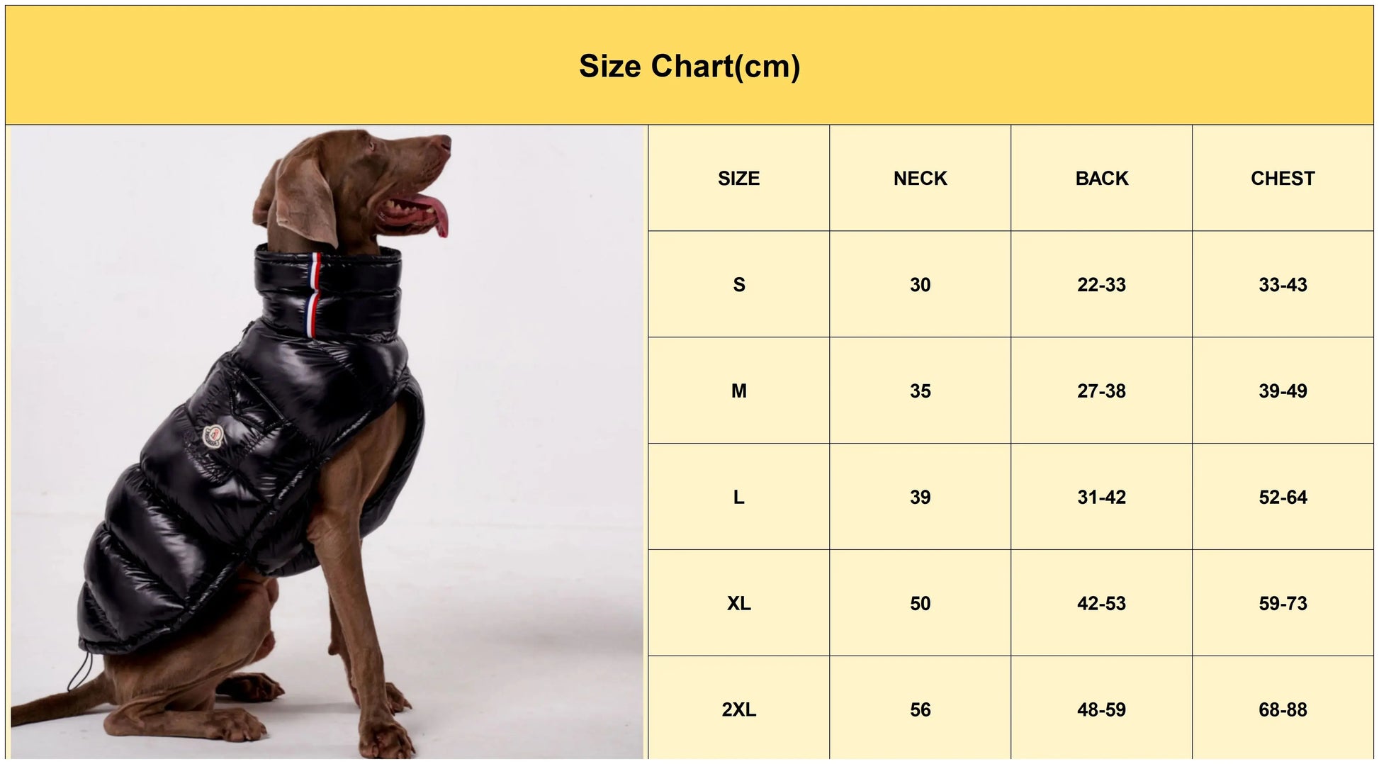 S-2XL Large Dog Winter Thick Down Coat High Collar Warm Windproof Adjustable Pet Clothes 2 Legged Padded Dog Jacket Vest Ai-TechWorld 