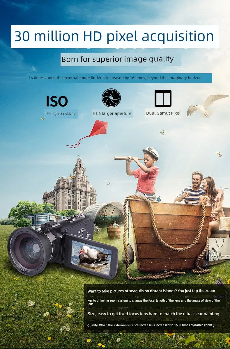 4K HD Digital Camera Infrared Home Video Professional Photography WiFi Wedding Fast Hand Joke Action Sports Camera with WiFi Ai-TechWorld 