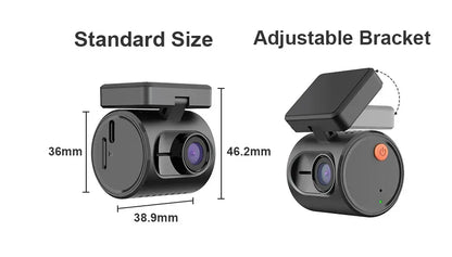 2K Dash Camera For Cars DVR KAWA Dash Cam MINI 3 Video Recorder Emergency Voice Control Night Vision WiFi APP Monitor Dashcam Ai-TechWorld 