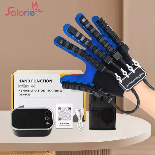 Left & Right Hand Finger Rehabilitation Exerciser Robot Gloves Stroke Hemiplegia Cerebral Infarction Training Equipment Therapy Ai-TechWorld   ai-techworld