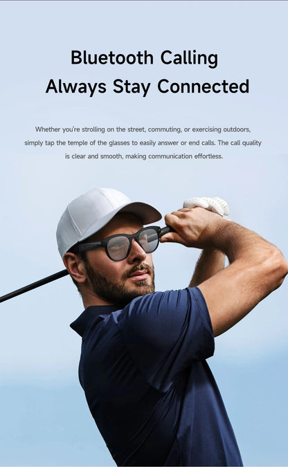 2025Xiaomi Mijia 4K HD Color Changing AI Smart Glasses Chat HD Camera Bluetooth Call Voice Assistant Control Smart Glasses Gift Ai-TechWorld 