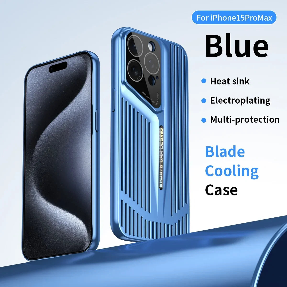 Comes With lLns Film Breathable Heat Dissipation Cooling Cases For iPhone 16 15 Pro Max 14 13 12 11 PC Hard Back Covers Ai-TechWorld 