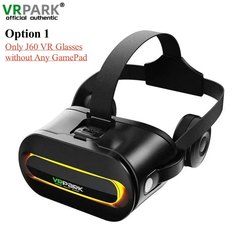 Original J60 4K Wireless Virtual Reality VR Glasses Stereo 3D Videos Google Cardboard Box Headset Helmet for Smartphone Max 6.7" Ai-TechWorld 
