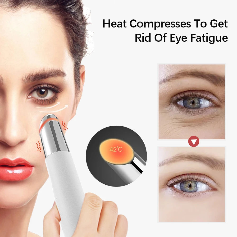 Electric Facial Massager Micro Vibration Eye Beauty Instrument For Relax Eye Dark Circles Eye Bags Puffiness Eye Massage Ai-TechWorld 