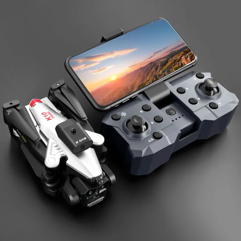 K10 Max 4k/8k Drone Profesional With Three Camera Intelligent Optical Flow Localization Four-way Obstacle Avoidance Toy plane Ai-TechWorld 