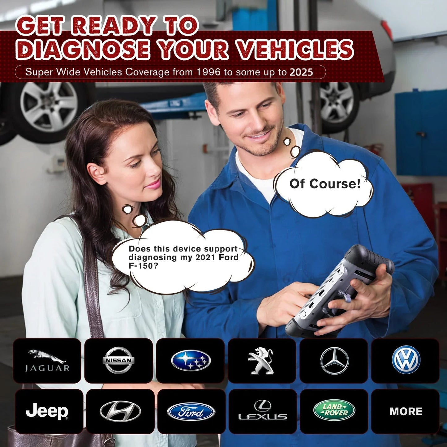 Autel MaxiCOM MK808BT PRO Car Automotivo Diagnostic Tools Bluetooth OBD2 Scanner Code Reader Diagnosis Tool PK MK808KBT MK808S Ai-TechWorld 