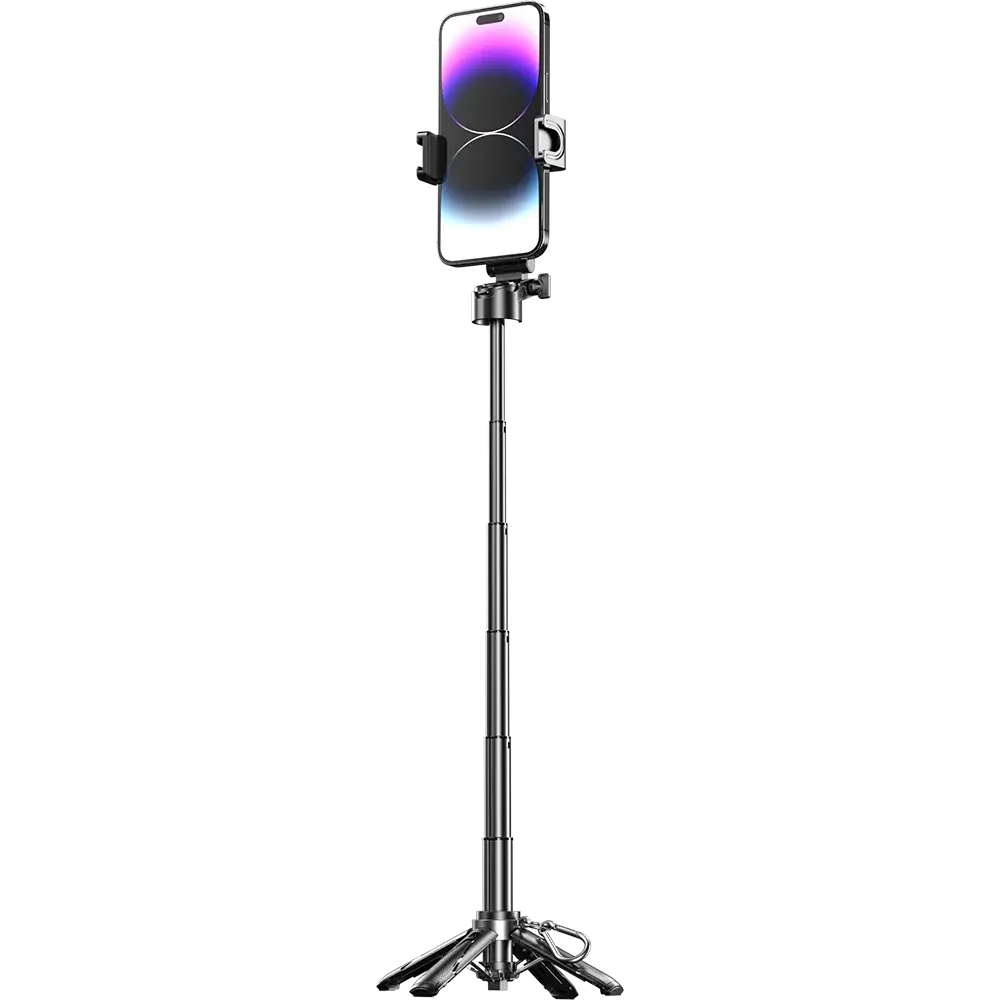 Newly Upgraded Design Mini Bluetooth Portable Telescopic Multifunctional Tripod Phone Selfie Stick Ai-TechWorld 
