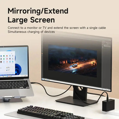Hagibis Switch Dock for Nintendo Switch/OLED/Switch2 USB C to HDMI Cable Adapter 8K@60Hz HDR 100W PD for Laptop SteamDeck ROG Ai-TechWorld 