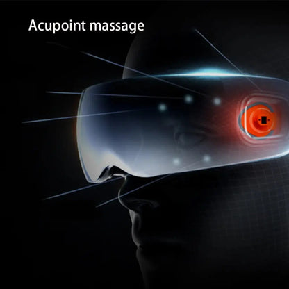 New Eye Massage Device Heating Vibration Eye Massage Instrument Acupressure Eye Massager With 12 Massage Heads Super Relax Ai-TechWorld 
