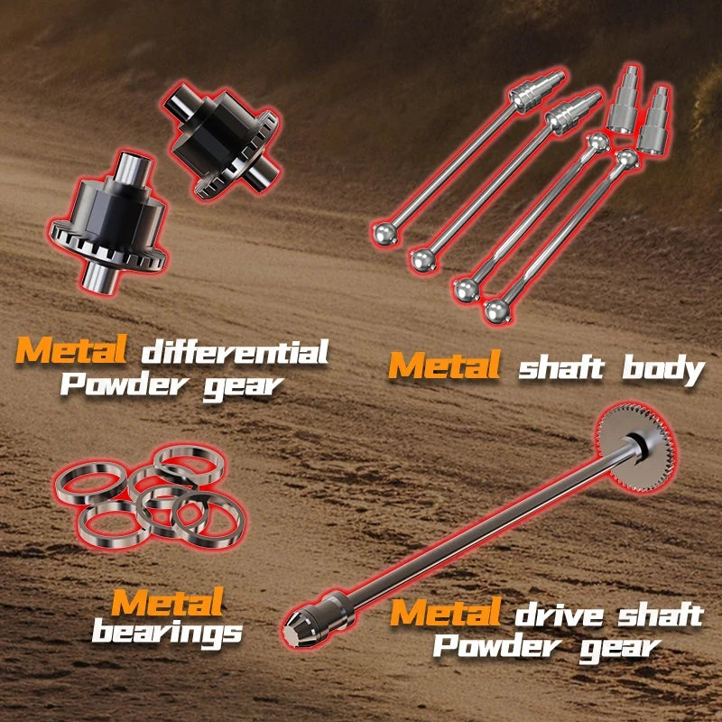 9522PRO 85KM/H High-speed RC Car Brushless Four-wheel Drive Off-road Drift 1:16 Professional Racing Car 9522 50KM/H Boy's Toy Ai-TechWorld 