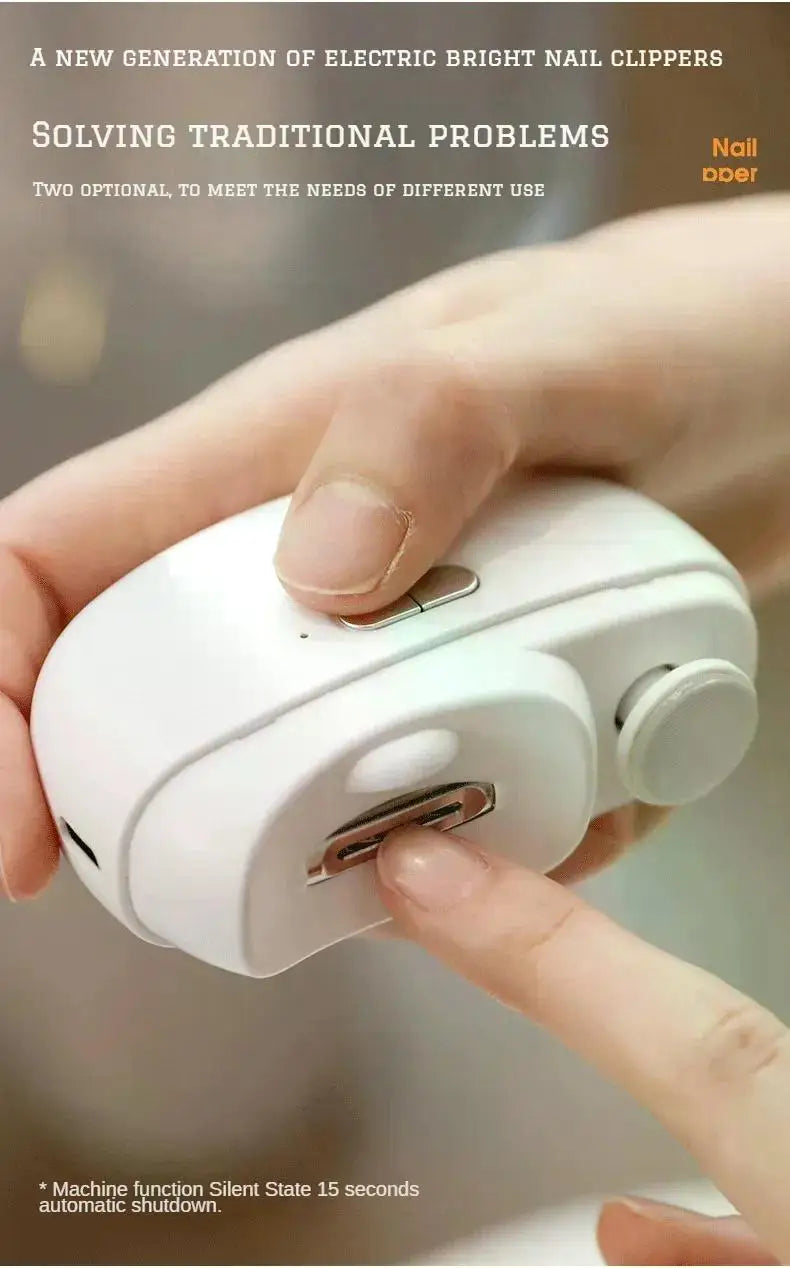 1 Pcs Electric Automatic Nail Clipper Manicure Nail Trimmer For Adult Ai-TechWorld 