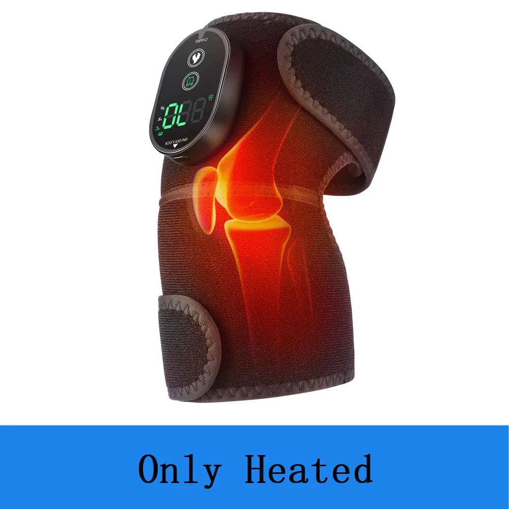 Thermal Knee Massager 3 in 1 Shoulder Knee Elbow Heating Massage Support Brace Rechargeable Vibration Pad Machine Muscle Relax Ai-TechWorld 