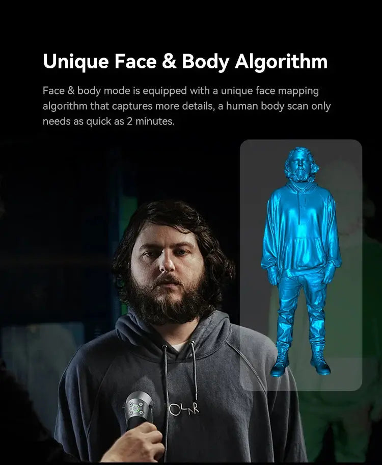 Creality 3D Scanner CR-Scan Raptor Blue NIR Light 0.02mm Accuracy 60FPS Anti-Shake Tracking Scanning Color Scanner for 3D Printe Ai-TechWorld 