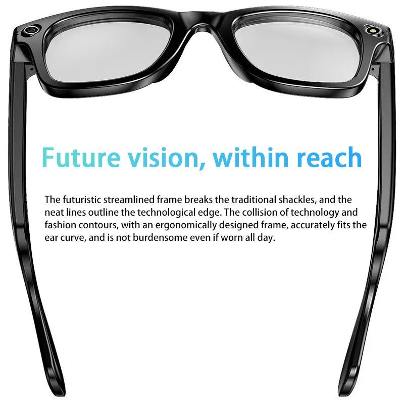 Xiaomi 800W Pixel Smart Glasses With AI Camera Recognition Video Recording Bluetooth Calling Music Playback Glasses For Gifts Ai-TechWorld 