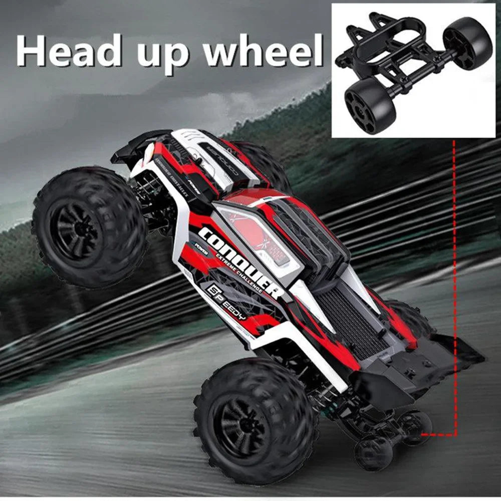 WLtoys 1:16 Scale Large RC Car 50km/h High Speed 4WD Children Toy for Boys Remote Control Car 2.4G Off Road Monster Truck RC Toy Ai-TechWorld 