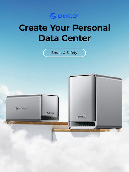 ORICO Personal Network Attached Storage Support Remote Access Share Data Intelligent Classification Automatic Backup 2/5-bay Ai-TechWorld 