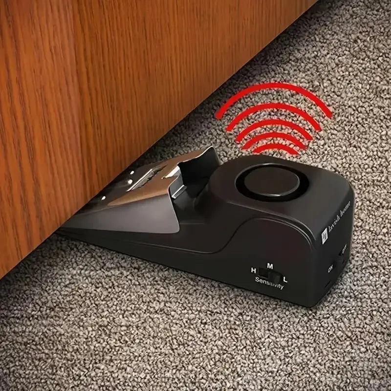 Secure Your Home or Apartment Anywhere with This Portable Door Stop Alarm! Ai-TechWorld 