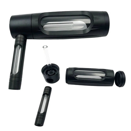 Handheld Smoking Pipe Grass Hookah Set with Dry Burning Glass Tobacco Bowl Cigarette Filters Shisha Pipes Smoke Accessories Ai-TechWorld 