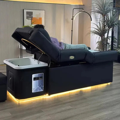 Factory Custom Made Hair Washing Bed for Hair Salon, Head Spa, Pedicure, Foot Massage, Hair Washing Chair. Ai-TechWorld 