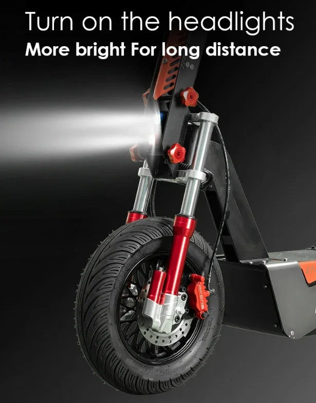 Best Selling 80MPH 90MPH Fast Electric Scooter 72V 15000W QS Racing Motor Votol 180A Controller F8 E Scooters with Damper Ai-TechWorld 