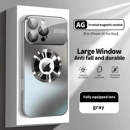 New Titanium Metallic Luxury Matte Case: iPhone Magsafe Ai-TechWorld 