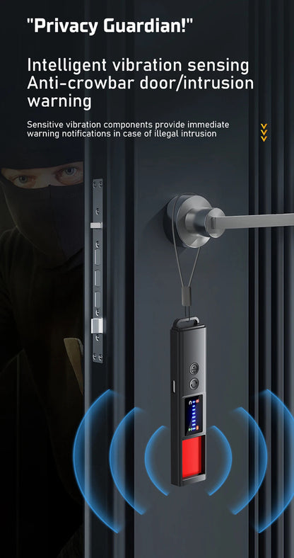 New signal detector anti-peeping camera viewfinder anti-peeping infrared scanner signal source anti-lost sound and light alarm Ai-TechWorld 