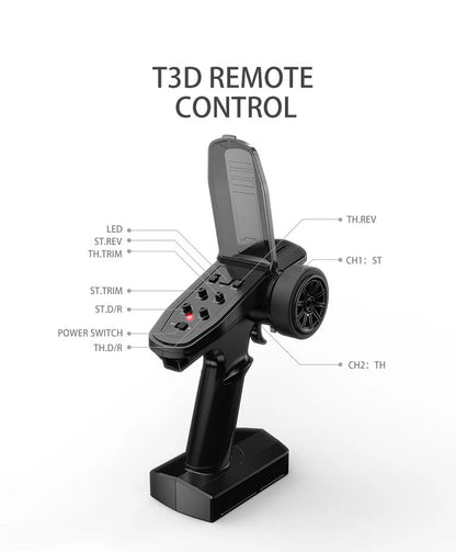 HYPER GO MJX 14207 14208 1/14 RC Car 41-53km/h Brushless 2.4G Remote Control 4WD Off-road High Speed RC Car Truck Hobby Toy Ai-TechWorld 