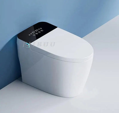 Luxury Smart Toilet Built In Water Tank Toilet Heated Seat Elongated Toilet Blackout Food flush Night Light Built-in Bidet Seat Ai-TechWorld 