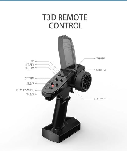 HYPER GO MJX 14207 14208 1/14 RC Car 41-53km/h Brushless 2.4G Remote Control 4WD Off-road High Speed RC Car Truck Hobby Toy Ai-TechWorld 