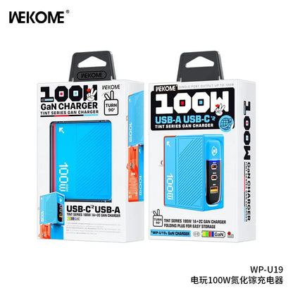 WEKOME GaN 100W Charger High Speed Fast Charging Type C Charger for Xiaomi 13 Samsung s23 ultra iPhone 15 pro max Macbook Pro Ai-TechWorld 