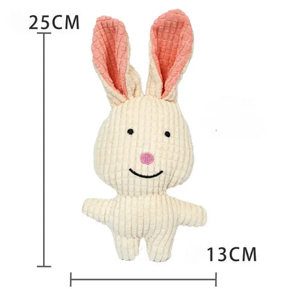 Plush Companion Sleeping Duck Dog Toys for Small Large Dogs Bite Resistant Teeth Grinding Sound Relief Duck Sound Toy Ai-TechWorld 