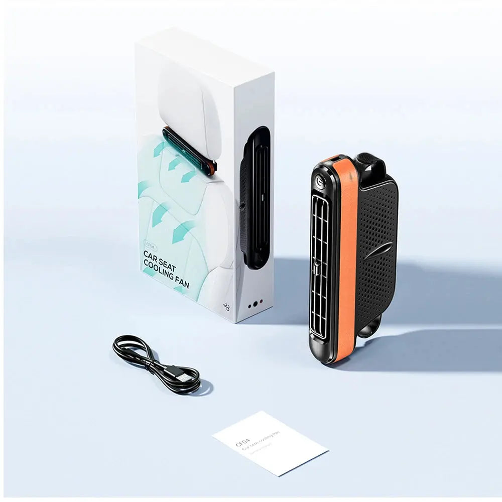 Portable Car Seat Cooling Fan Car Rear Backrest Electric Fan USB Power Supply Fan Air Conditioner Car Interior Accessories Ai-TechWorld 