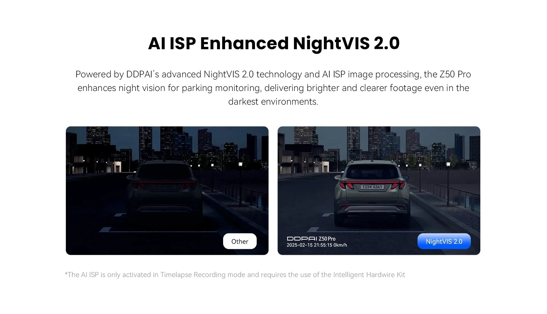 2025 New DDPAI Dash Cam Z50 Pro 4K Car Camera Night Vision 5GHz Wi-Fi GPS ADAS 24H Parking Monitor Support Front and Rear Cam Ai-TechWorld 