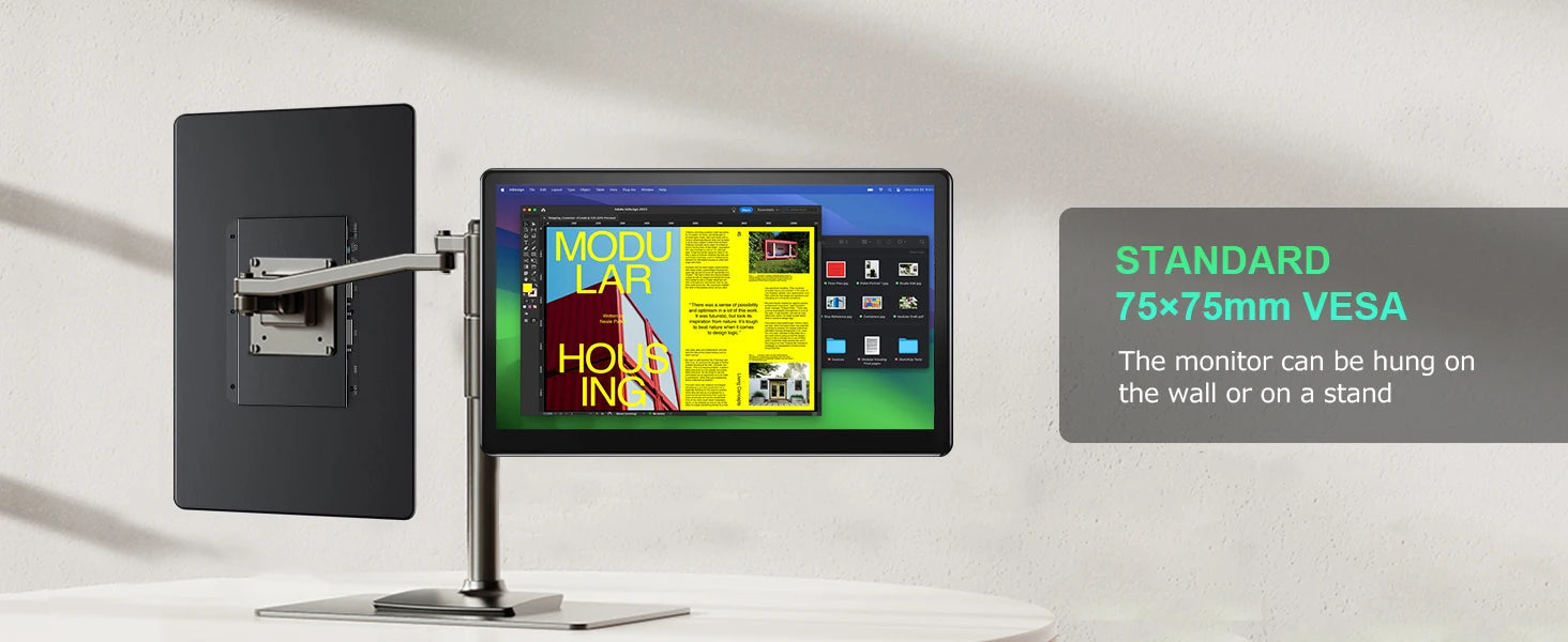 UPERFECT 15.6 Portable Monitors 1080P Touch screen Gaming displays 60Hz IPS monitors For PS5/4/3 Switch Laptop PC Mac Xbox Ai-TechWorld 