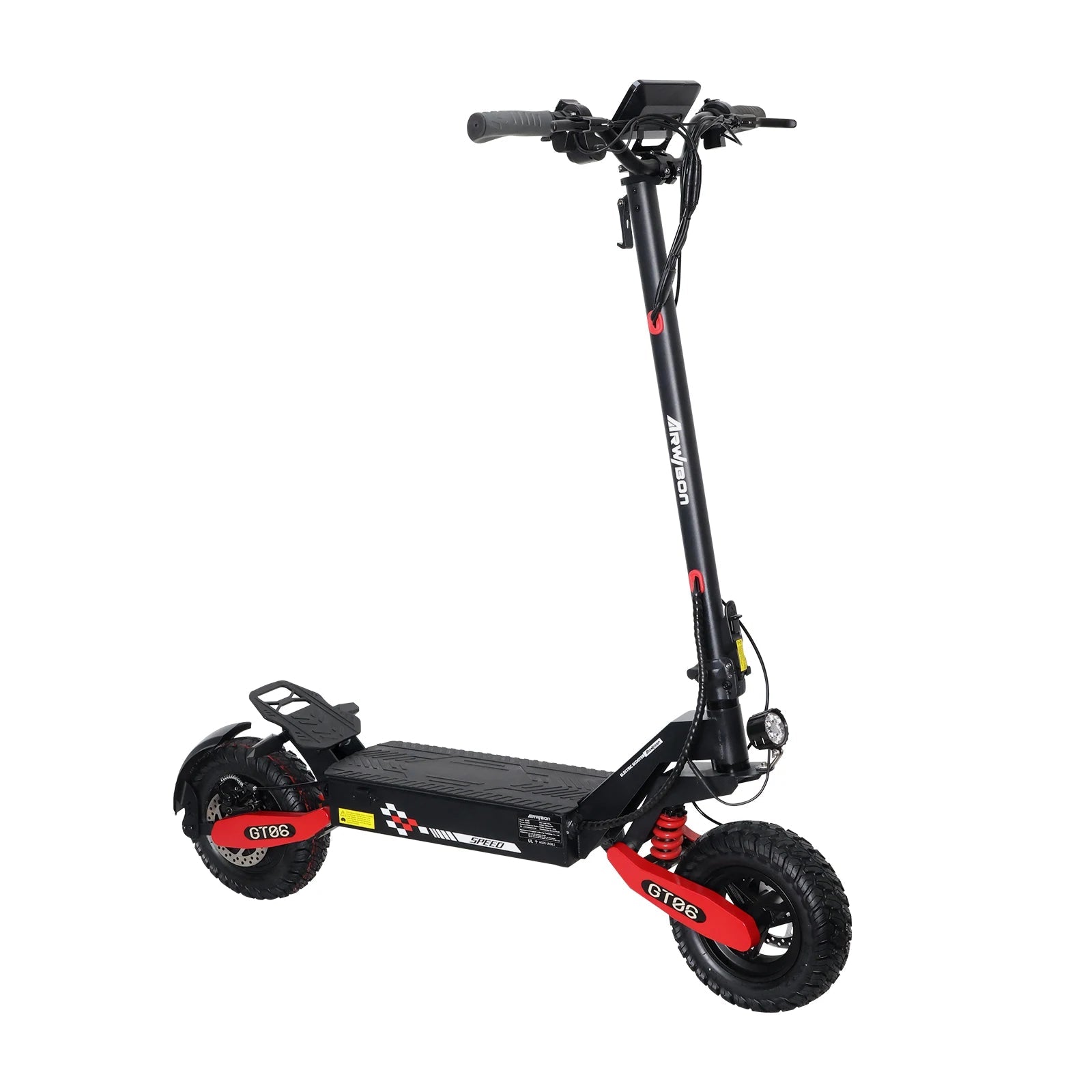 Arwibon GT06 1200W Foldable E-Scooter for Adults -Max Speed 30MPH, 48V 13AH/23.4AH, 11"Off-Road Tires | US Stock, Factory Direct Ai-TechWorld 