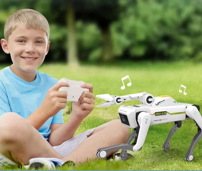 Teeggi Electric RC Intelligent Robot Dog with Clip Multifunction RC Mechanical Dog Educational Toy Bionic Smart Robot Toy Gift Ai-TechWorld 