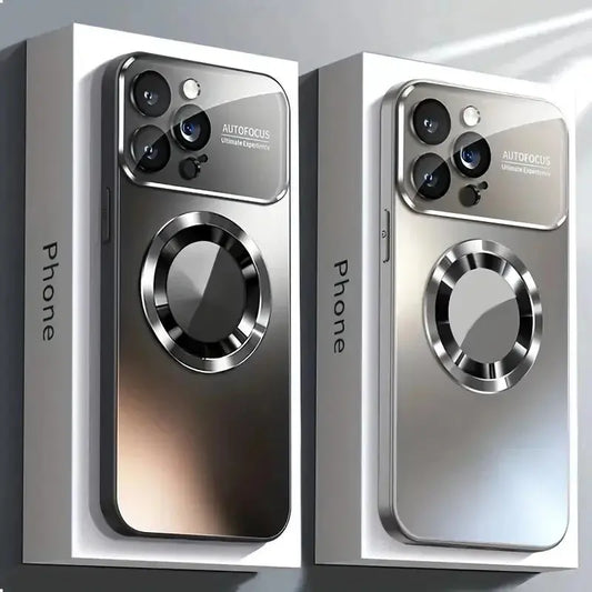 New Titanium Metallic Luxury Matte Case: iPhone Magsafe Ai-TechWorld 