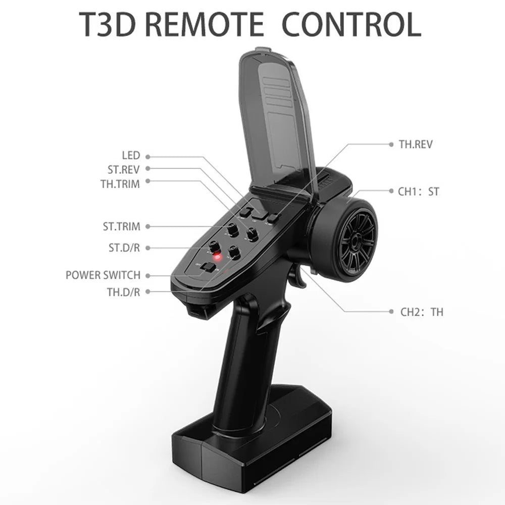 HYPER GO MJX 14207 14208 1/14 RC Car 41-53km/h Brushless 2.4G Remote Control 4WD Off-road High Speed RC Car Truck Hobby Toy Ai-TechWorld 