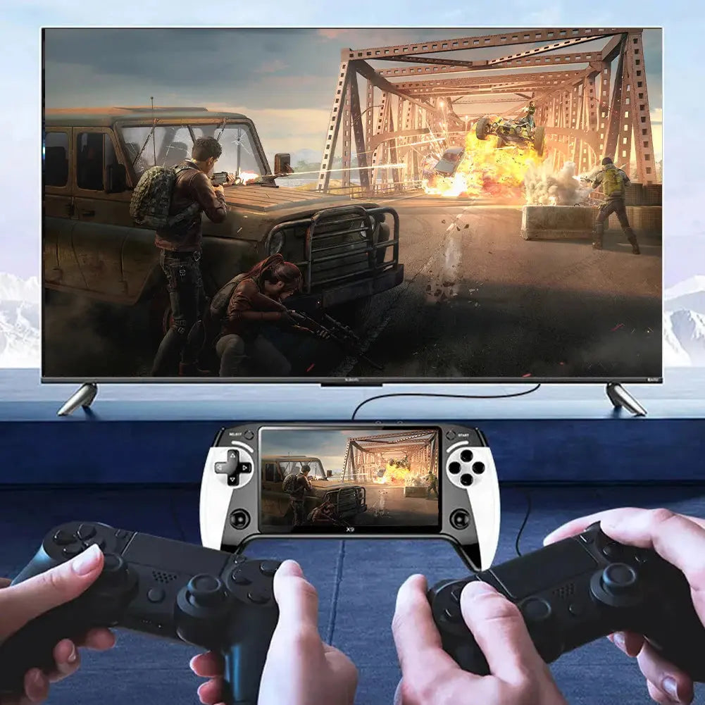 5.5 Inch Screen Handheld Game Console 1500mAh Electronic Game Player Type-C Charging Portable Game Player for Kids Adults Ai-TechWorld 