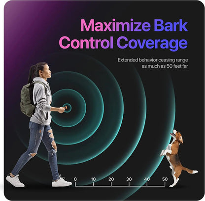2023 Release Pet Dog Repeller Ultrasonic Dog Training Device Rechargeable Anti Dog Bark Deterrent Device With LED Flashlight Ai-TechWorld 