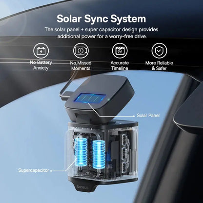 Baseus 3K Dash Cam VD1 Front and Rear Cam HD Built-in GPS Galileo Supercapacitor Car DVR Car Camera Recorder Support 24H Parking Ai-TechWorld 
