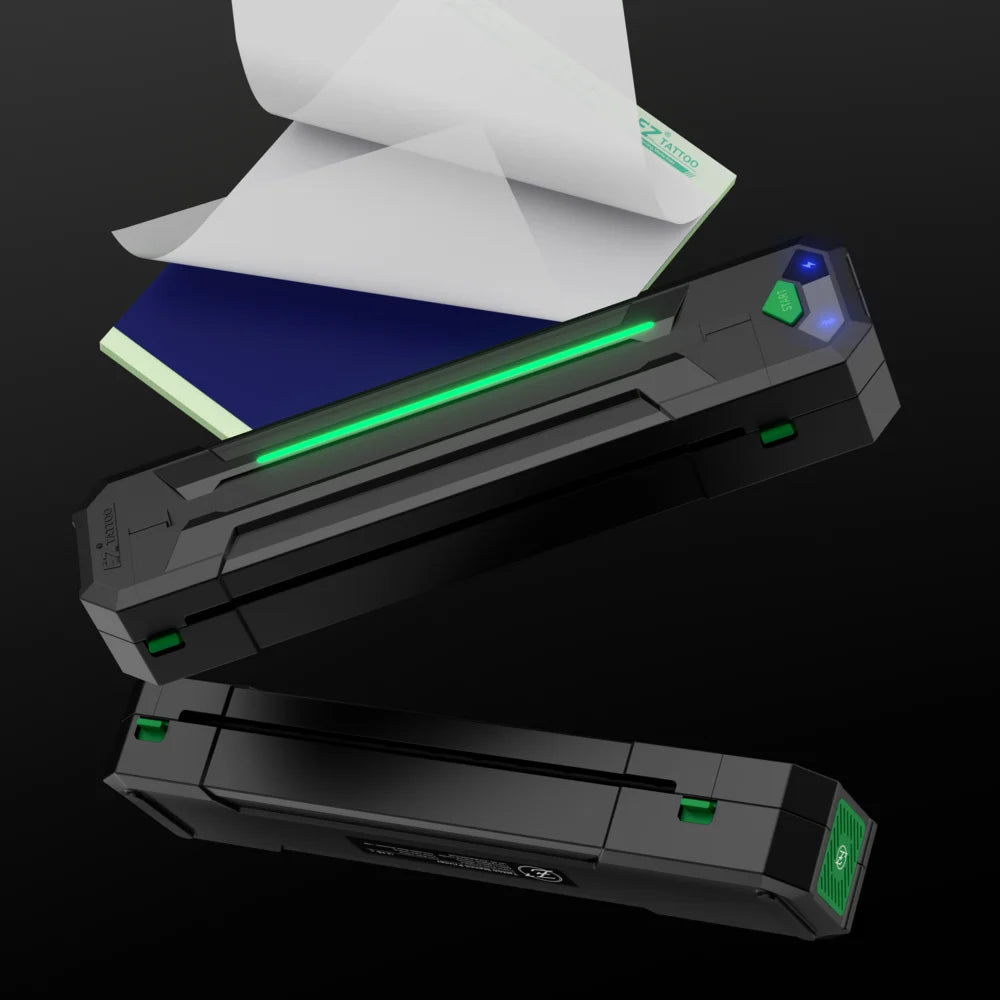 EZ Tattoo Transfer Stencil Printers Portable Thermal Tattoo Printer EZ Tattoo Transfer Paper Tattoo Transfer Gel Ai-TechWorld   ai-techworld