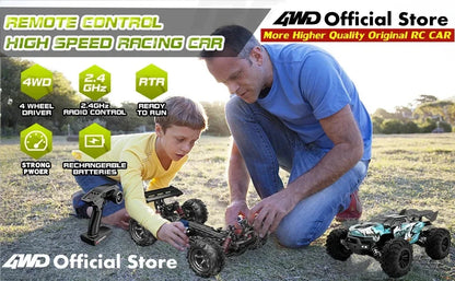 4WD Remote Control Car Off Road 4x4 RC High Speed Buggy Truck Super Brushless 50 or 80KM/H Fast Drift Racing Toy Kids Adults Ai-TechWorld 