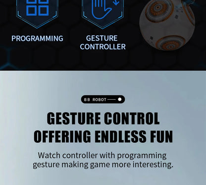 RC Robot 2.4G Radio Remote Control With Sound Watch Gesture Induction Sensor Intelligent Robot Car Model Kid Electronic Toy Gift Ai-TechWorld 