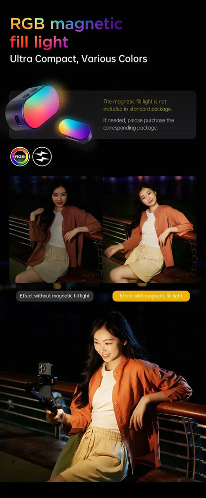 AOCHUAN Smart XE 3-Axis Handheld Gimbal Stabilizer for Smartphone iPhone Android Face Tracking Tiktok Vlog Live Streaming Ai-TechWorld 