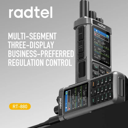 Radtel RT-880 10w Multi Band Ham Radio HF UHF VHF  with AM USB LSB CW CB LW MW SW SSB , 1024 Channels, Cross Band Repeaper Ai-TechWorld 