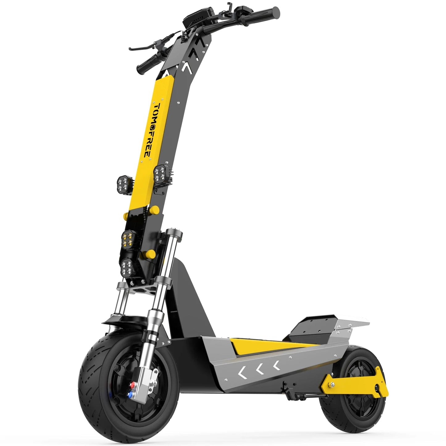Terrosor 3000Wx2 Adult Electric Scooter Dual Motor Top Speed 50MPH,60V35AH, 11-inch Off-Road Tires Sport Folding EScooter Ai-TechWorld 